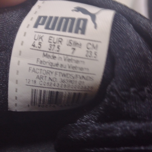 Puma shoes women black size 7 - Picture 8 of 8